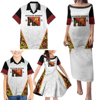 Personalized Papua New Guinea Family Matching Puletasi and Hawaiian Shirt Hapi De bilong Indipendens PNG LT7 - Polynesian Pride