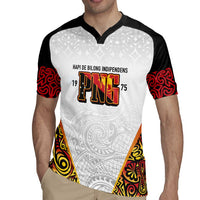Personalized Papua New Guinea Rugby Jersey Hapi De bilong Indipendens PNG