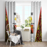 Personalized Papua New Guinea Window Curtain Hapi De bilong Indipendens PNG