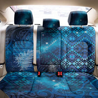Aotearoa Taniko Matariki Back Car Seat Cover Cosmic Blue LT7 - Polynesian Pride