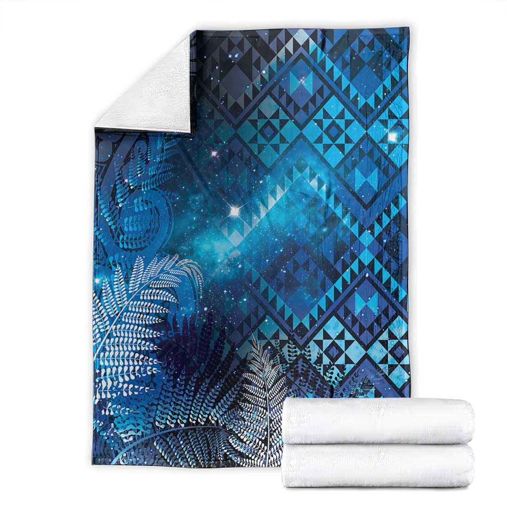 Aotearoa Taniko Matariki Blanket Cosmic Blue LT7 - Polynesian Pride