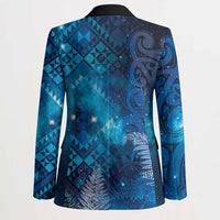 Aotearoa Taniko Matariki Blazer Cosmic Blue