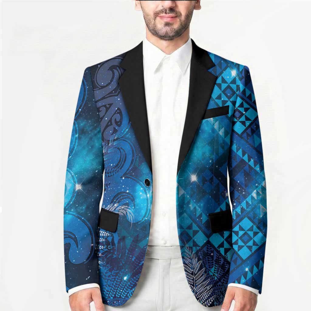 Aotearoa Taniko Matariki Blazer Cosmic Blue