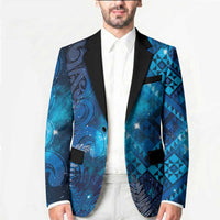 Aotearoa Taniko Matariki Blazer Cosmic Blue