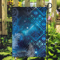 Aotearoa Taniko Matariki Garden Flag Cosmic Blue