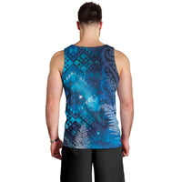 Aotearoa Taniko Matariki Men Tank Top Cosmic Blue