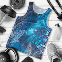 Aotearoa Taniko Matariki Men Tank Top Cosmic Blue