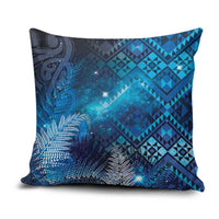 Aotearoa Taniko Matariki Pillow Cover Cosmic Blue