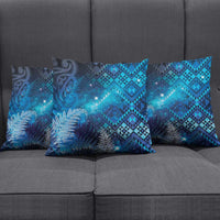 Aotearoa Taniko Matariki Pillow Cover Cosmic Blue