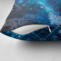 Aotearoa Taniko Matariki Pillow Cover Cosmic Blue