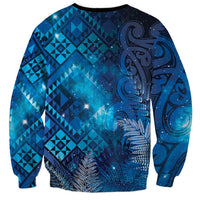 Aotearoa Taniko Matariki Sweatshirt Cosmic Blue