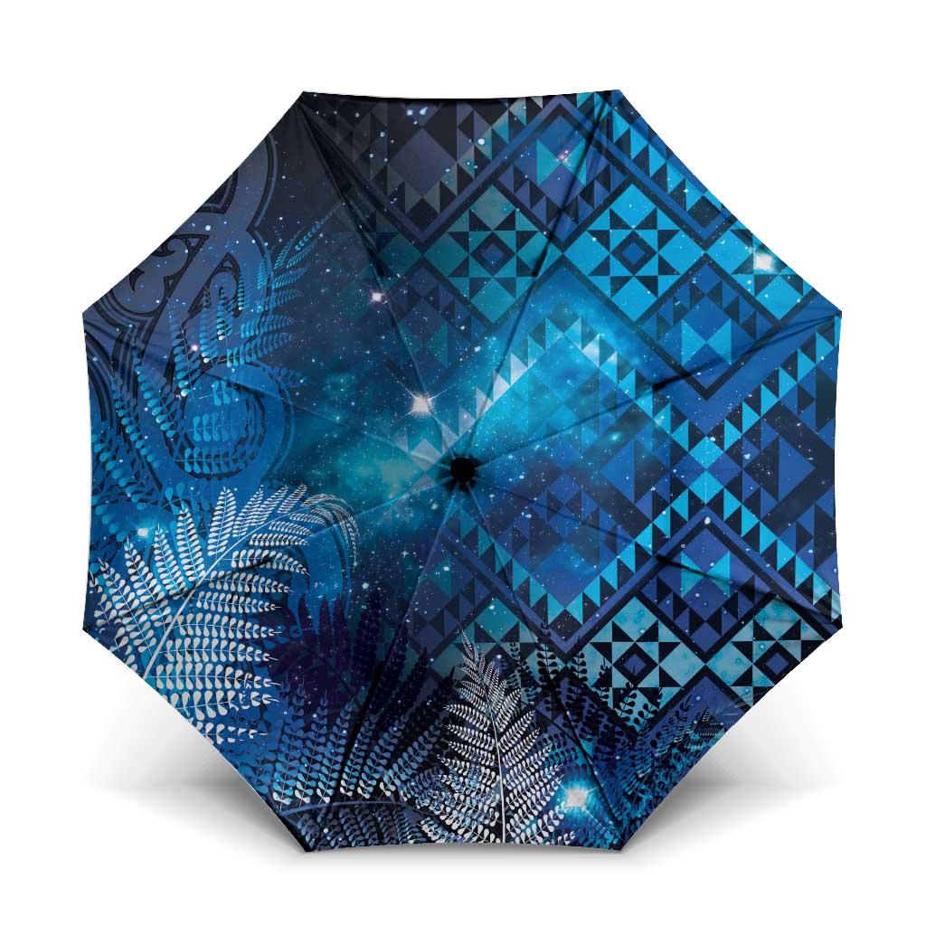 Aotearoa Taniko Matariki Umbrella Cosmic Blue