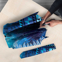 Aotearoa Taniko Matariki Umbrella Cosmic Blue