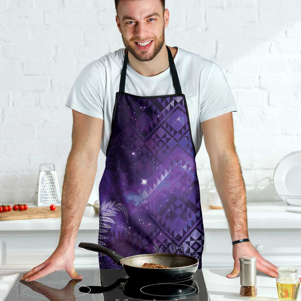 Aotearoa Taniko Matariki Apron Cosmic Violet