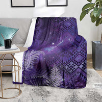 Aotearoa Taniko Matariki Blanket Cosmic Violet