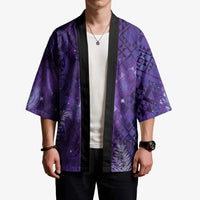 Aotearoa Taniko Matariki Kimono Cosmic Violet LT7 - Polynesian Pride