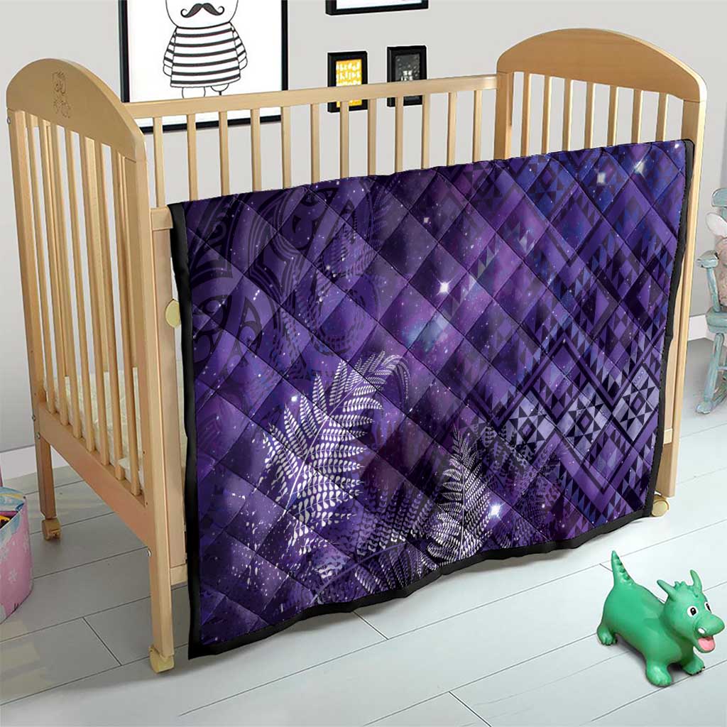Aotearoa Taniko Matariki Quilt Cosmic Violet