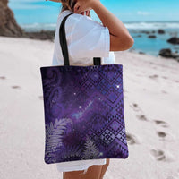 Aotearoa Taniko Matariki Tote Bag Cosmic Violet