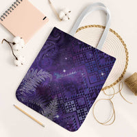 Aotearoa Taniko Matariki Tote Bag Cosmic Violet