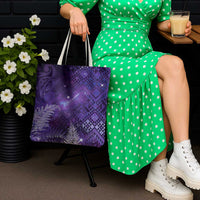 Aotearoa Taniko Matariki Tote Bag Cosmic Violet