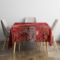 Aotearoa Taniko Matariki Tablecloth Cosmic Red