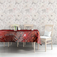 Aotearoa Taniko Matariki Tablecloth Cosmic Red