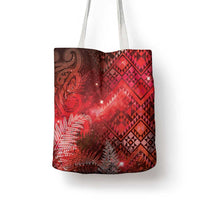 Aotearoa Taniko Matariki Tote Bag Cosmic Red