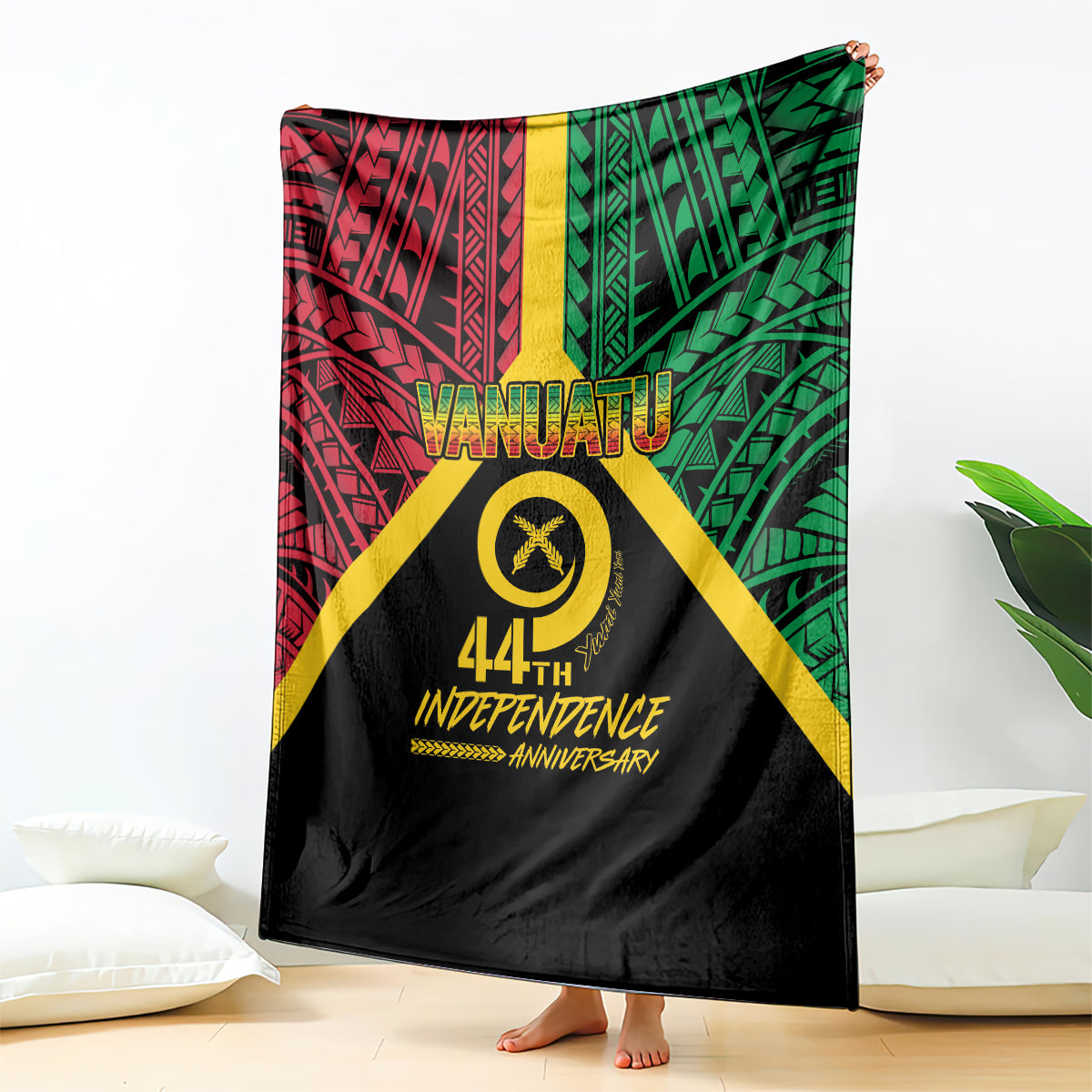 Vanuatu 44th Independence Anniversary Blanket LT7 - Polynesian Pride