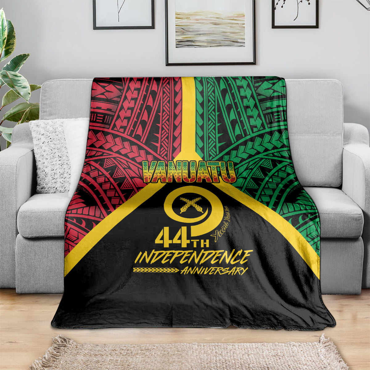 Vanuatu 44th Independence Anniversary Blanket LT7 - Polynesian Pride