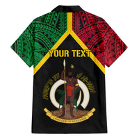Vanuatu 44th Independence Anniversary Family Matching Off Shoulder Maxi Dress and Hawaiian Shirt LT7 - Polynesian Pride