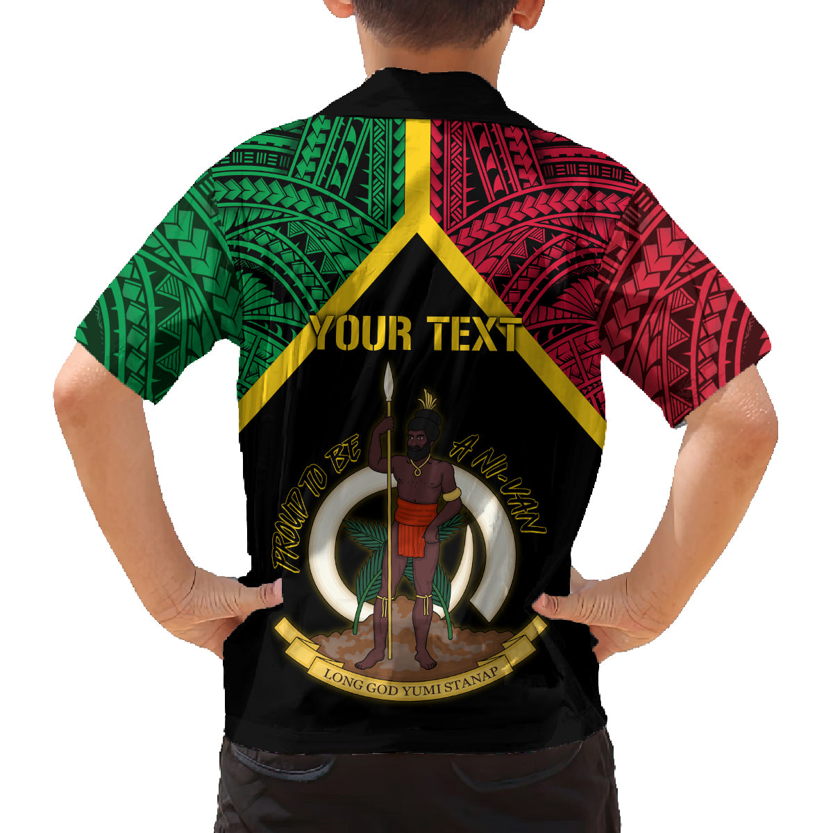 Vanuatu 44th Independence Anniversary Family Matching Tank Maxi Dress and Hawaiian Shirt LT7 - Polynesian Pride