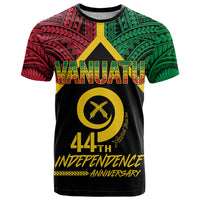 Vanuatu 44th Independence Anniversary T Shirt LT7 Colorful - Polynesian Pride
