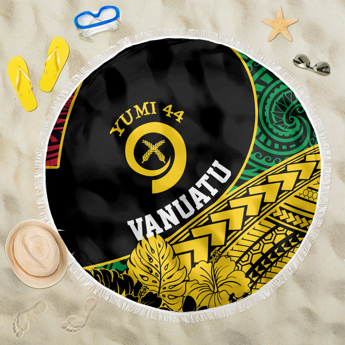 Vanuatu Independence Day Yumi 44 Beach Blanket