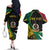 Vanuatu Independence Day Yumi 44 Couples Matching Off The Shoulder Long Sleeve Dress and Hawaiian Shirt