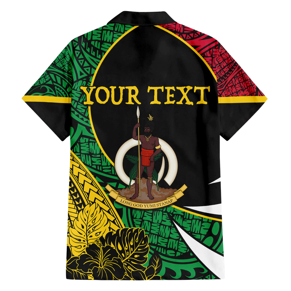 Vanuatu Independence Day Yumi 44 Family Matching Off Shoulder Maxi Dress and Hawaiian Shirt LT7 - Polynesian Pride