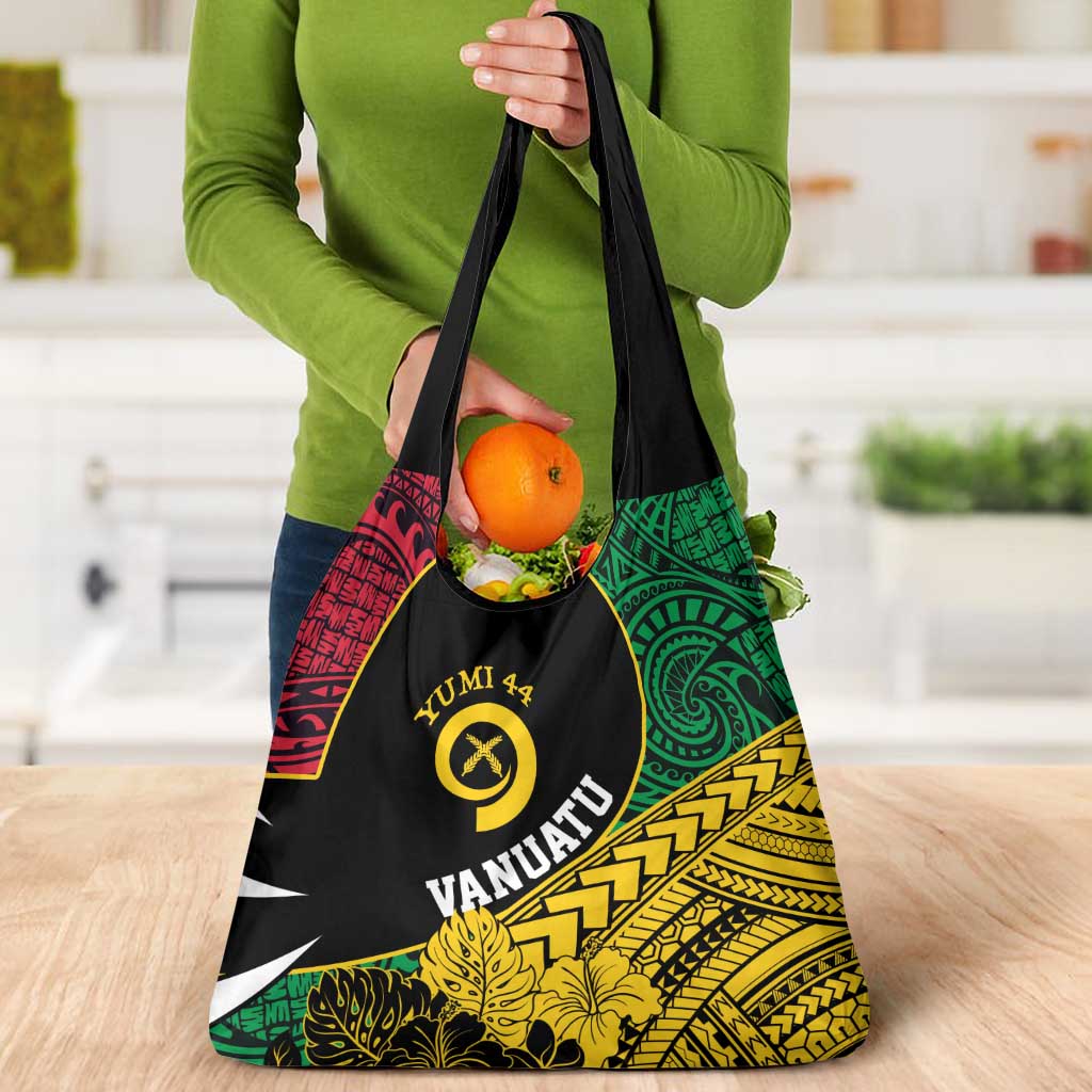 Vanuatu Independence Day Yumi 44 Grocery Bag LT7 - Polynesian Pride