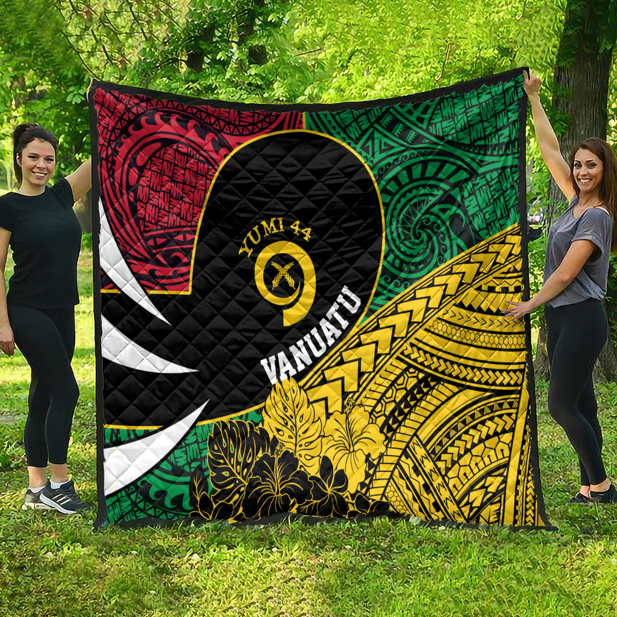 Vanuatu Independence Day Yumi 44 Quilt LT7 - Polynesian Pride