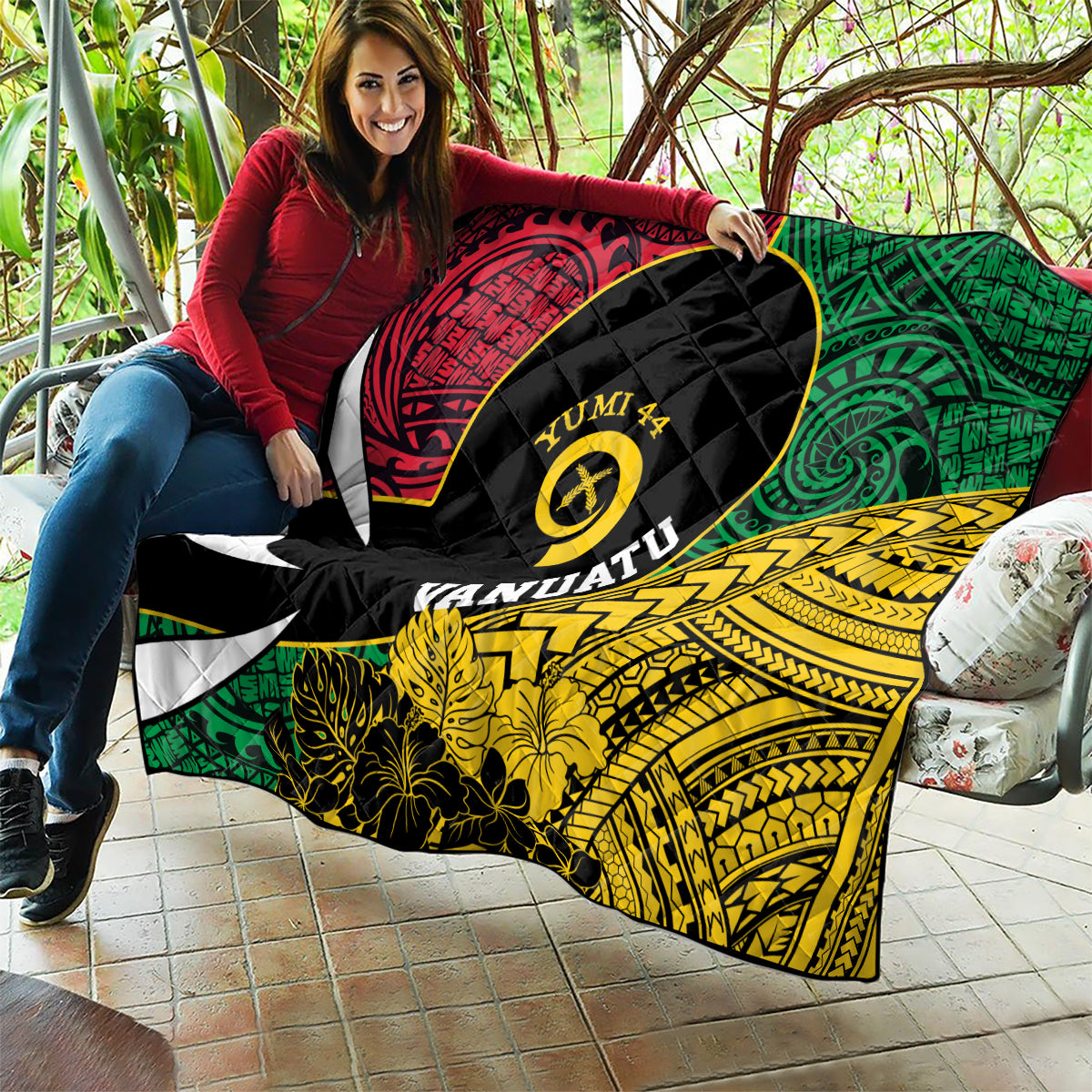 Vanuatu Independence Day Yumi 44 Quilt LT7 - Polynesian Pride