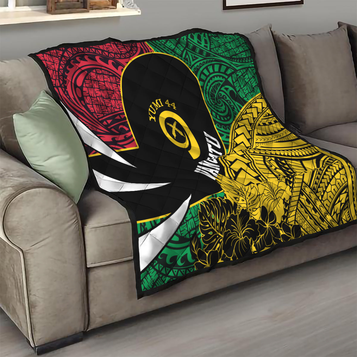 Vanuatu Independence Day Yumi 44 Quilt LT7 - Polynesian Pride