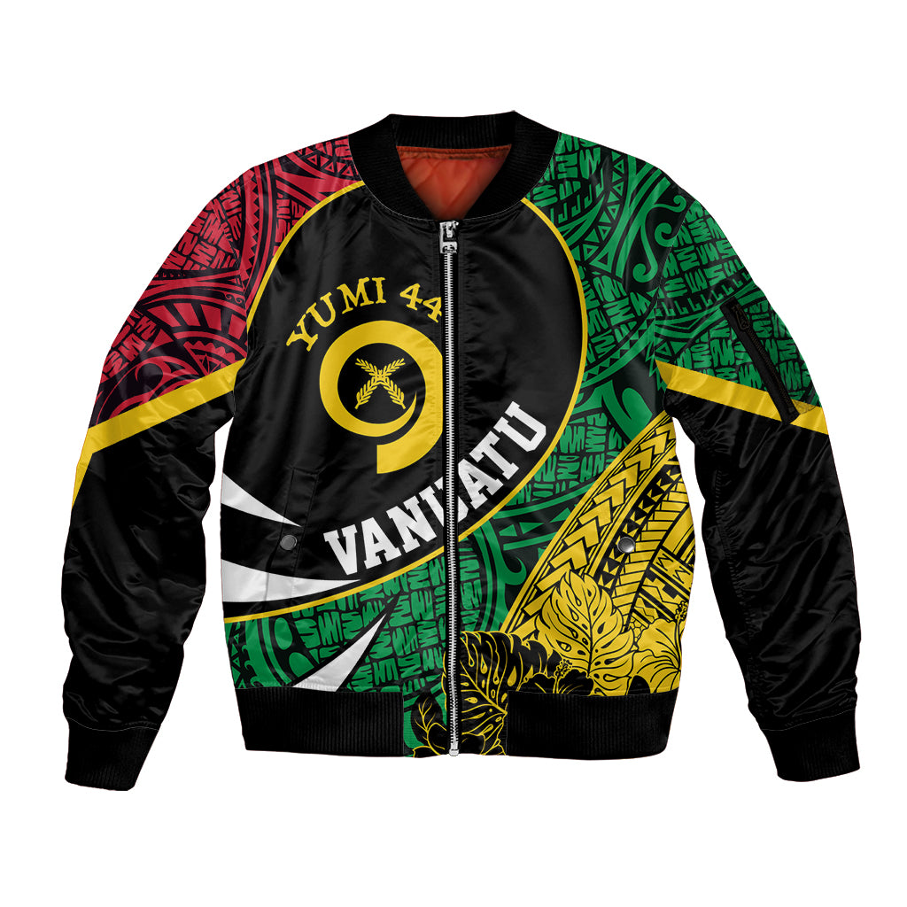 Vanuatu Independence Day Yumi 44 Sleeve Zip Bomber Jacket