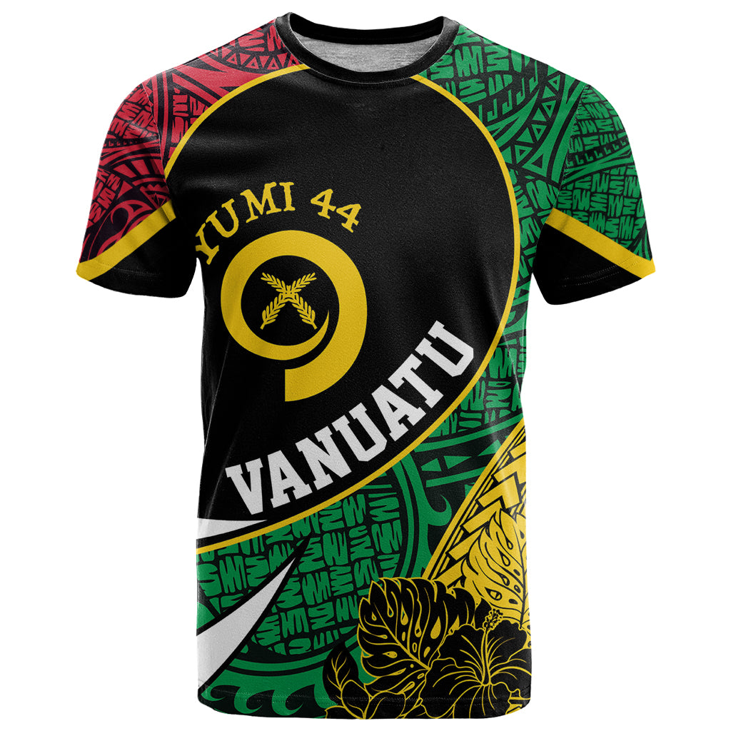 Vanuatu Independence Day Yumi 44 T Shirt LT7 Colorful - Polynesian Pride