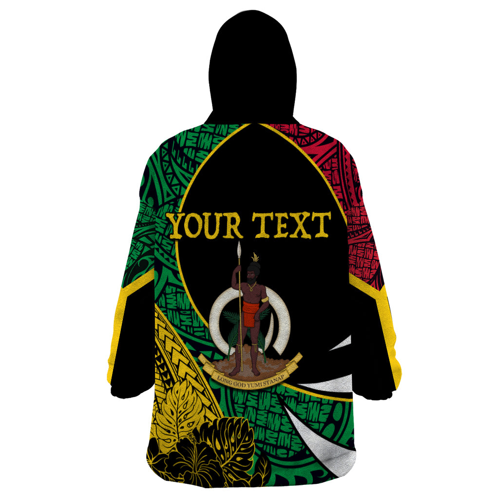 Vanuatu Independence Day Yumi 44 Wearable Blanket Hoodie LT7 - Polynesian Pride