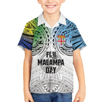 Malampa Fiji Day Kid Hawaiian Shirt Gradient Style