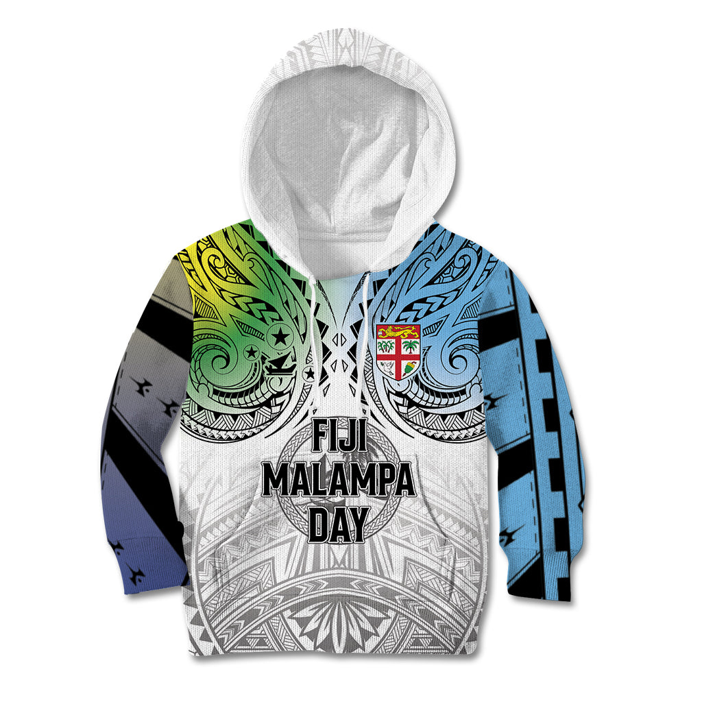 Malampa Fiji Day Kid Hoodie Gradient Style