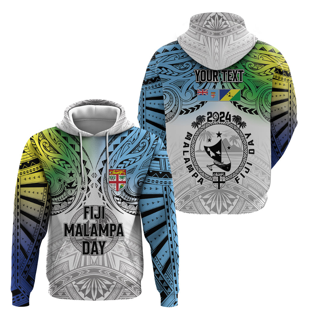 Malampa Fiji Day Zip Hoodie Gradient Style