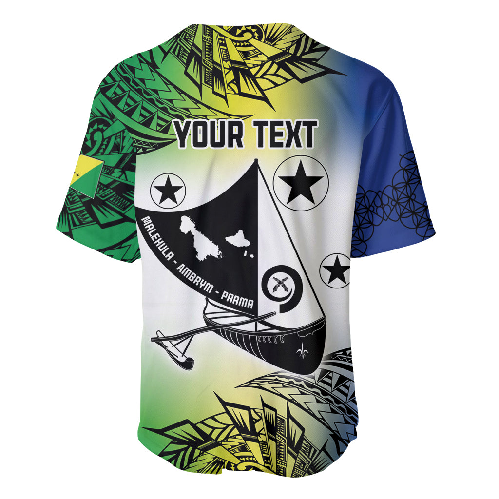 Malampa Day Baseball Jersey Emblem Gradient Style LT7 - Polynesian Pride