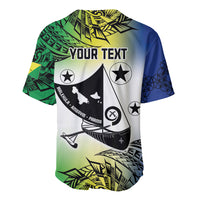 Malampa Day Baseball Jersey Emblem Gradient Style LT7 - Polynesian Pride