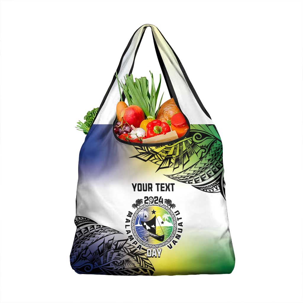 Malampa Day Grocery Bag Emblem Gradient Style