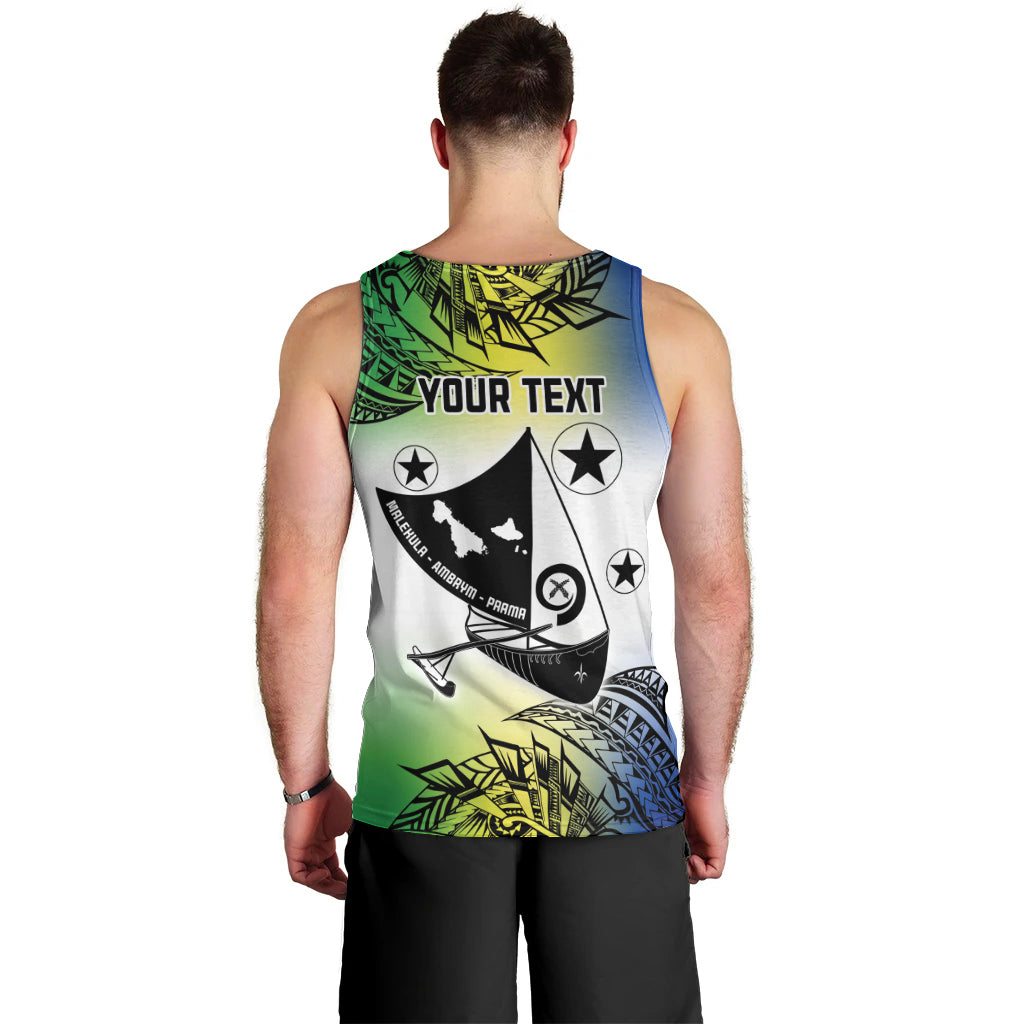 Malampa Day Men Tank Top Emblem Gradient Style LT7 - Polynesian Pride