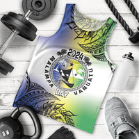 Malampa Day Men Tank Top Emblem Gradient Style LT7 - Polynesian Pride